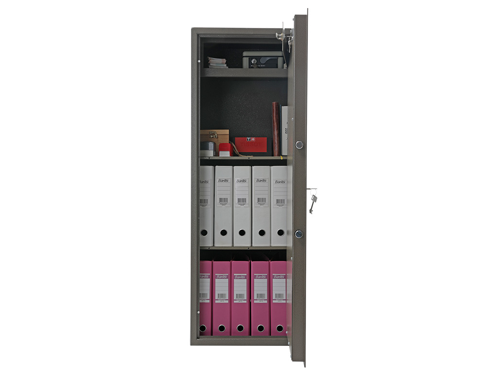 Офисный сейф AIKO TM-120T  с защитой замка от высверливания.