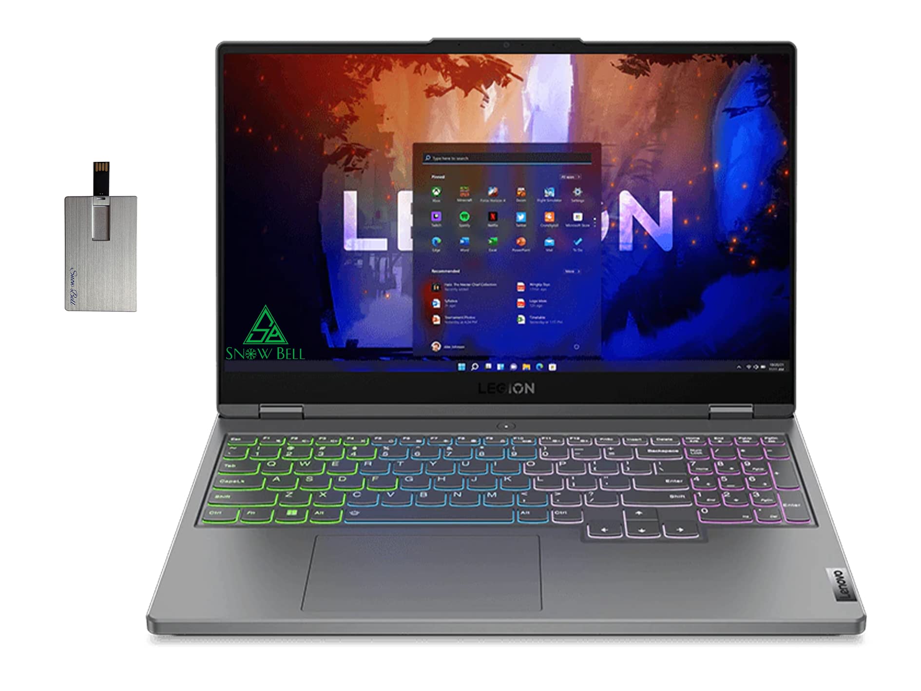 Ноутбук Lenovo Legion 5 15ARH7H – R7-6800H, 16GB, RTX3060, Cloud Grey