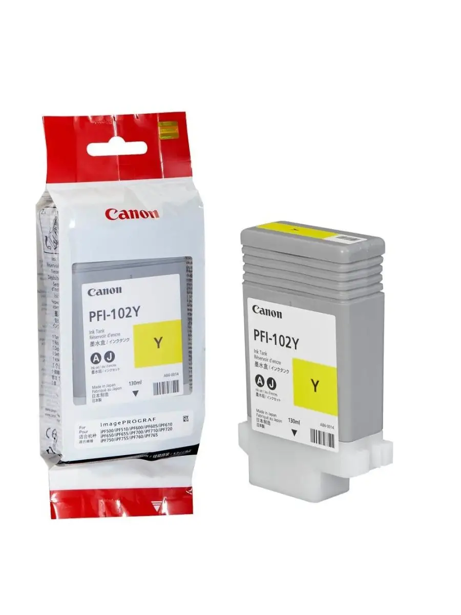 Чернила Canon PFI-102 Yellow