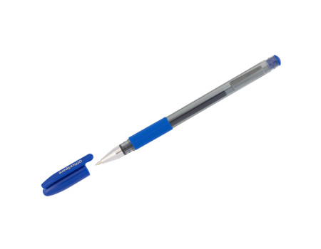 Ручка OfficeSpace "TC-Grip" гелевая Blue, 0,5 мм, грип 12 шт