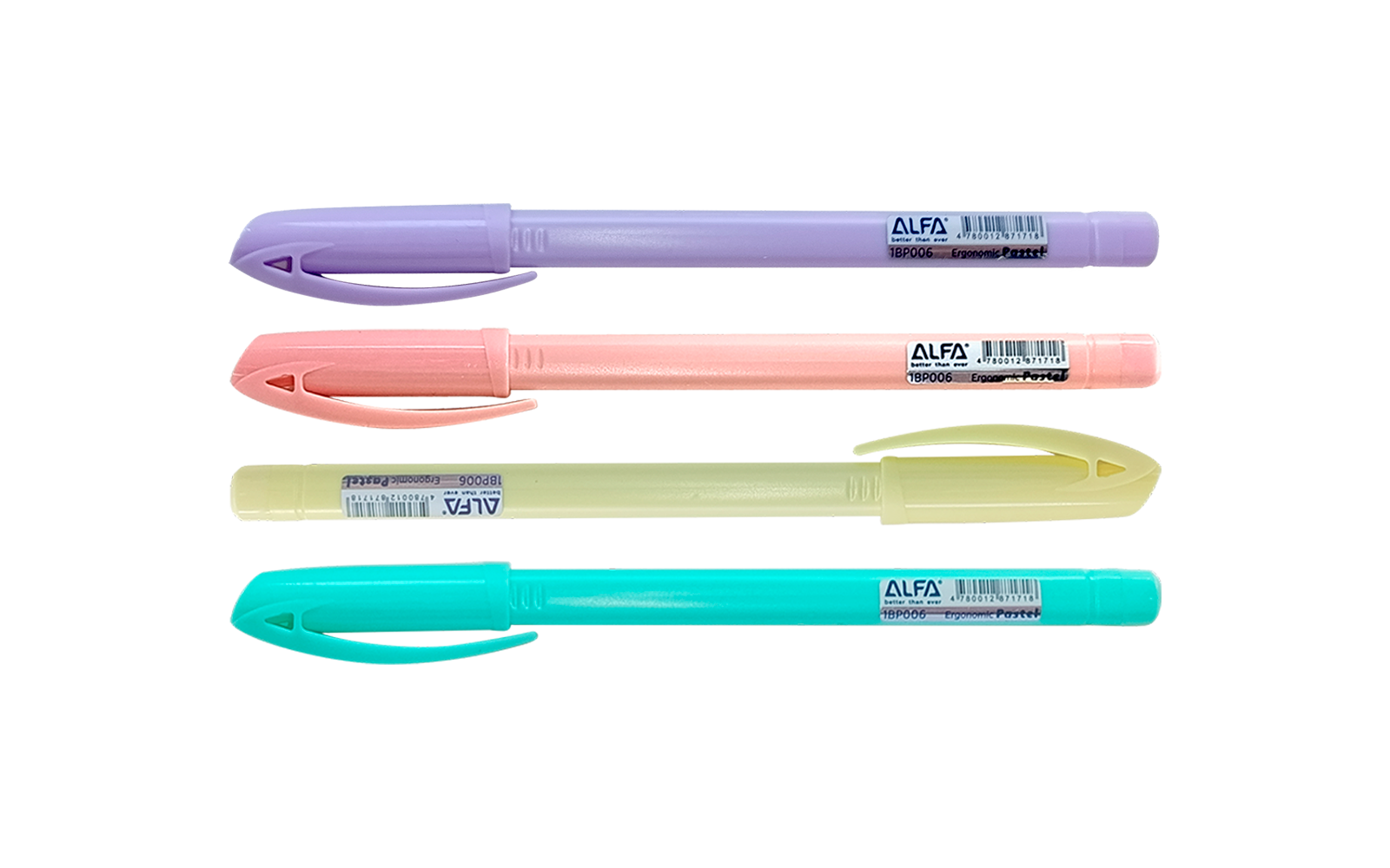 Шариковые ручки Ergonomic Pastel 25 шт 1BP0060  Blue