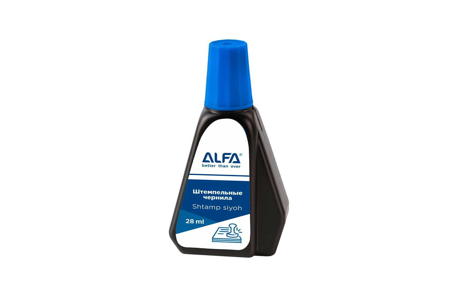Marka siyoh, ko‘k, 28 ml ALFA Art № 1SI001