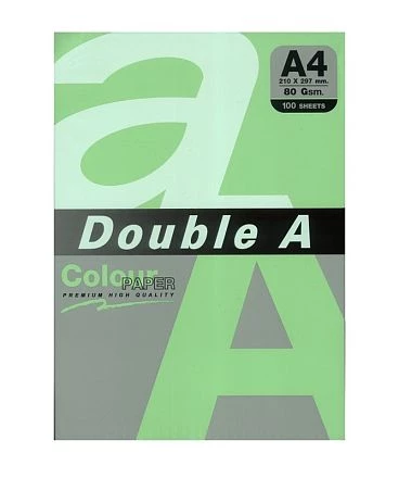 Бумага офисная "Double A", 80гр. А4. 100лист Emerald
