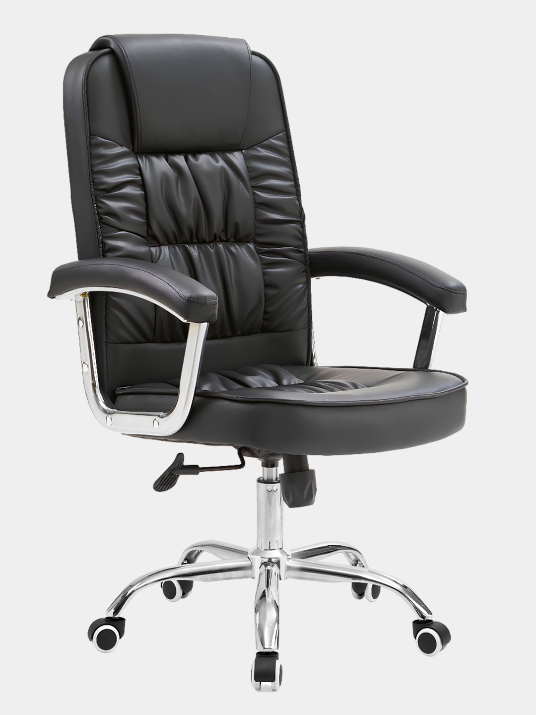 Ofis kreslosi LEO CHROME, Black
