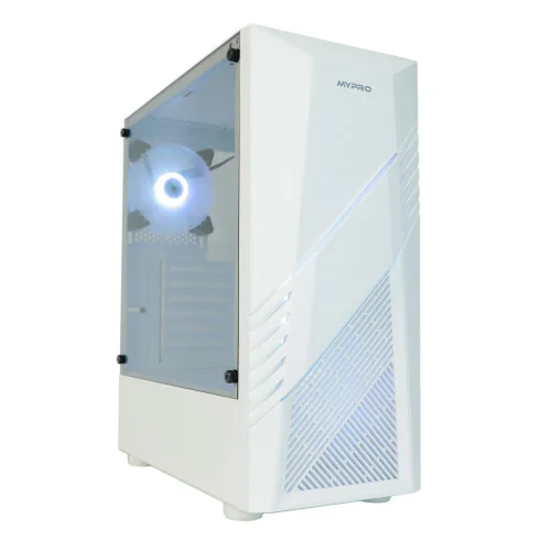 Компьютерный кейс CASE Mypro MG14 TG White