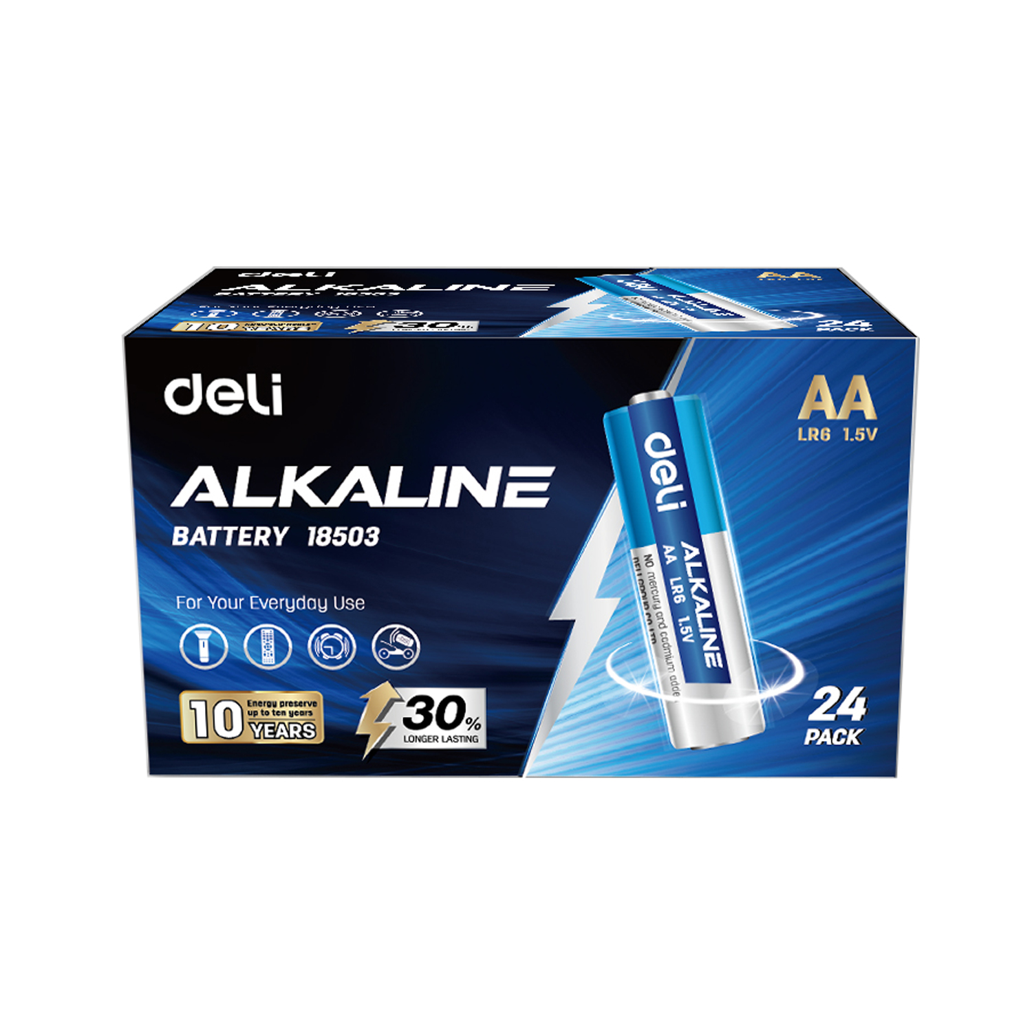 Batareyalar AА LR6 1.5V 4dona 18503 Deli