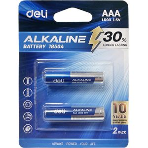 Batareyalar AАА LR03 1.5V 2dona 18504 Deli