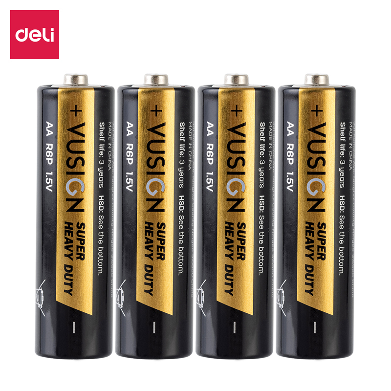 Batareyalar AА R6P 1.5V 4dona EL205 Deli (blister)