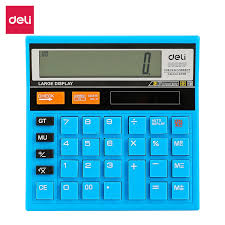 Калькулятор 12разр. CHECK Blue 39231F Deli