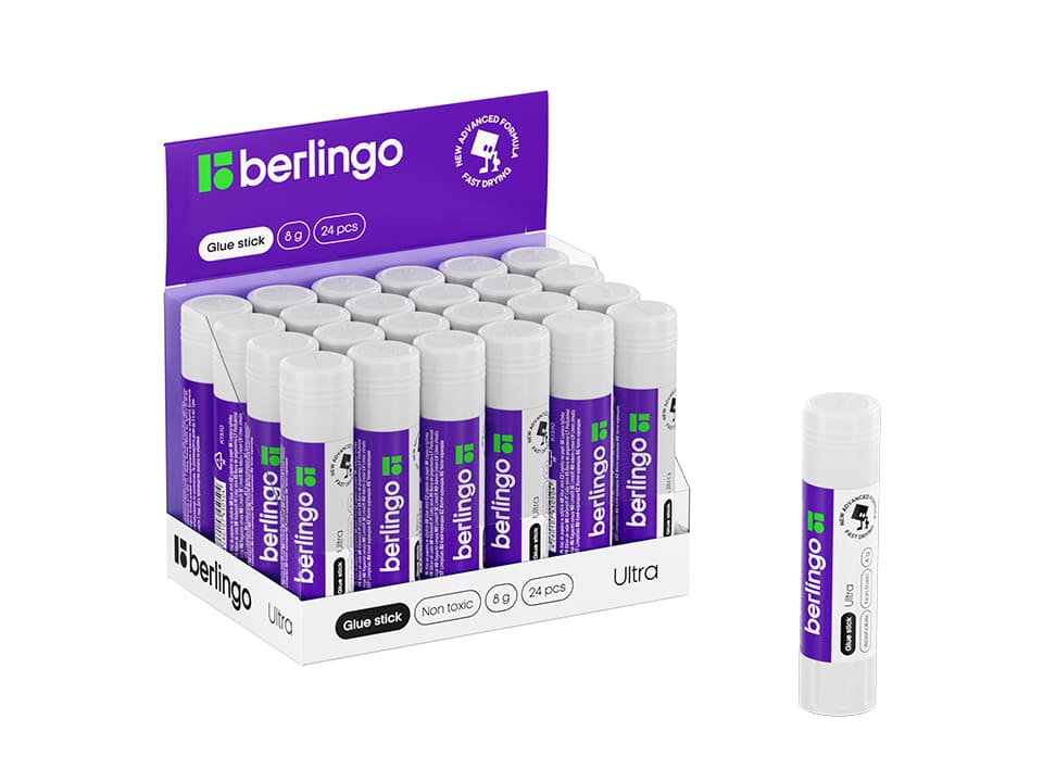 Клей-карандаш Berlingo "Ultra" 08г ПВП