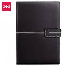 Книжка записная 120лист A5 Black N142G Deli (клетка)
