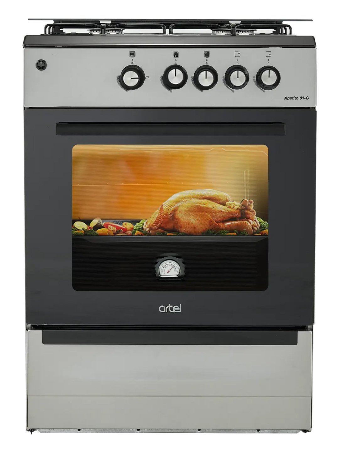 Газовая плита Artel Apetito 01-G V1 Gray