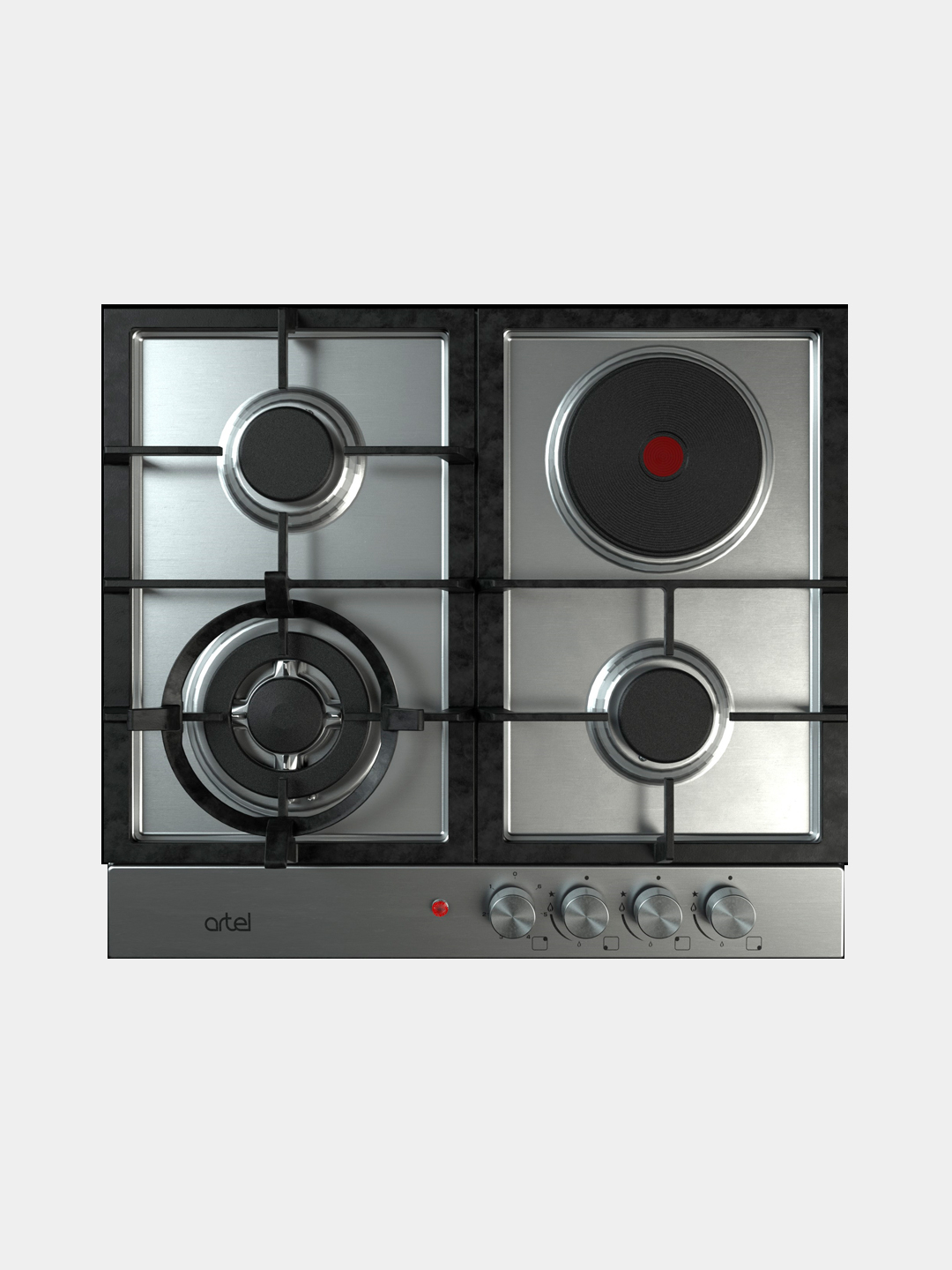 O'rnatiladigan pishirish yuzasi Artel Moderno A631030 INOX