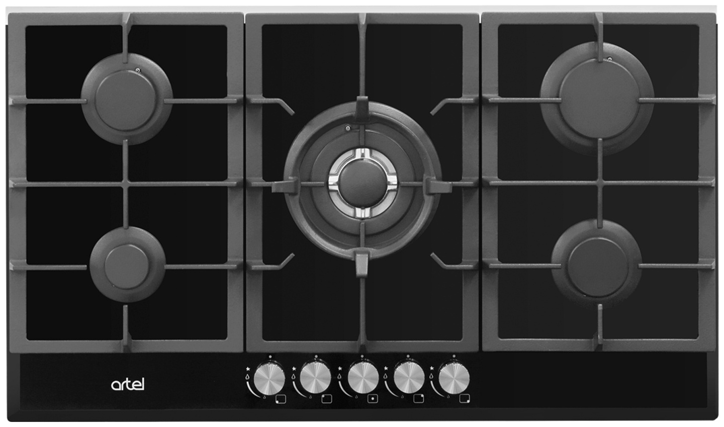 O'rnatiladigan pishirish yuzasi Artel Premio A640720 Black