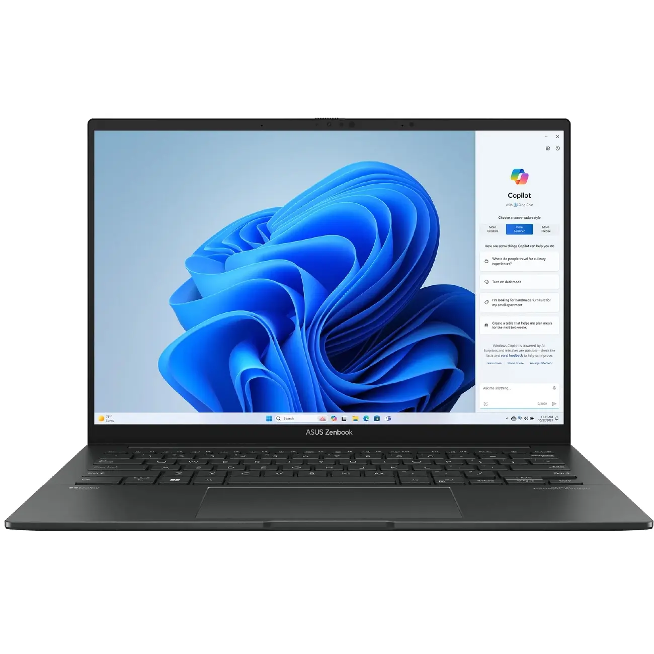 Noutbuk ASUS Zenbook Q415MA, Core Ultra 5-125H, 8GB, 512GB SSD, Grey