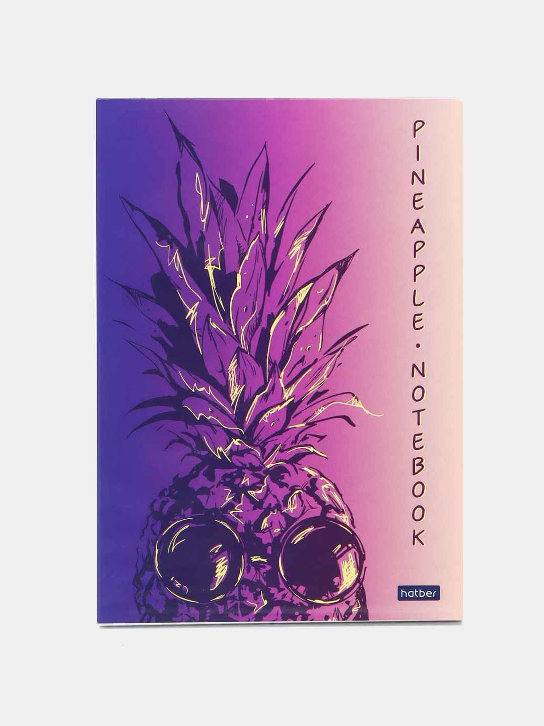 Блокнот Premium 50л А5ф 70г/кв.м в точечку отрывная склейка Pineapple