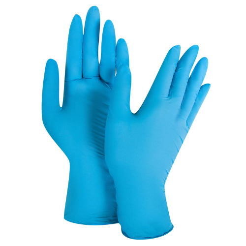 Qo'lqoplar nitril UNEX L-o'lcham Blue