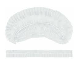 Tibbiy Sharlotta shapkasi White, 100 dona