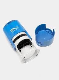 Muhrlash uskunasi Printer R40N Silvery-Blue Colop, dumaloq