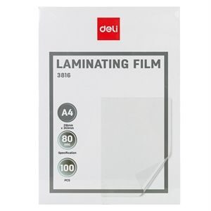 Laminat uchun plyonka 80мк А4 100list Deli