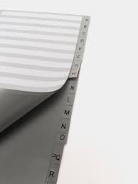 Ajratuvchi A-Z Gray 38157 Deli plastmassa