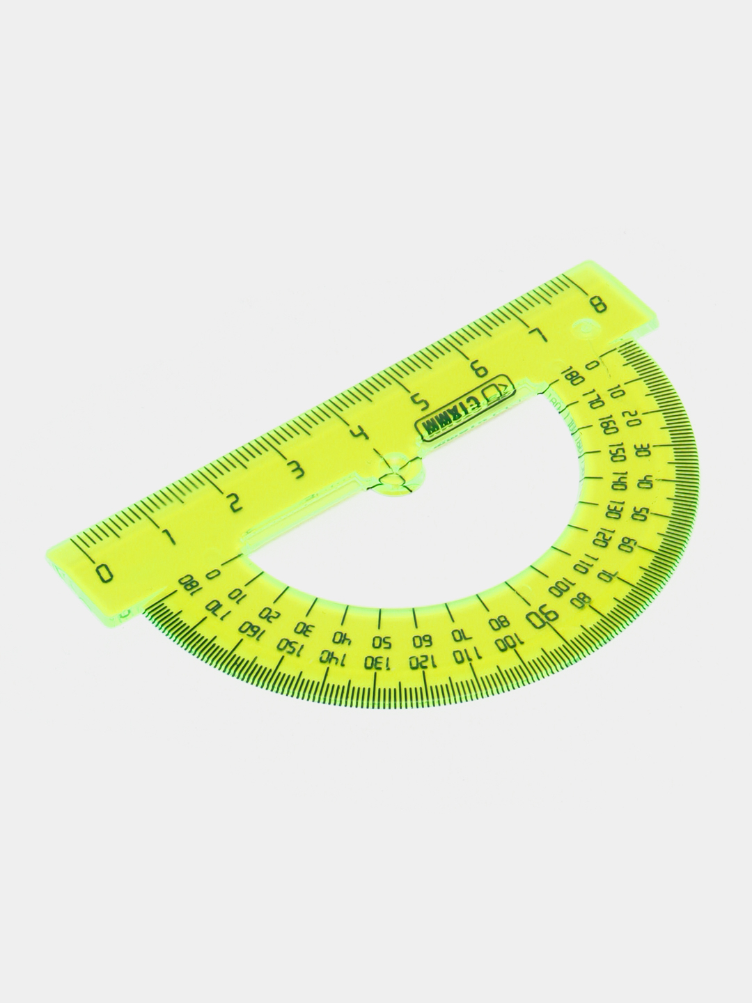 Транспортир 8см, 180° СТАММ, Assorti