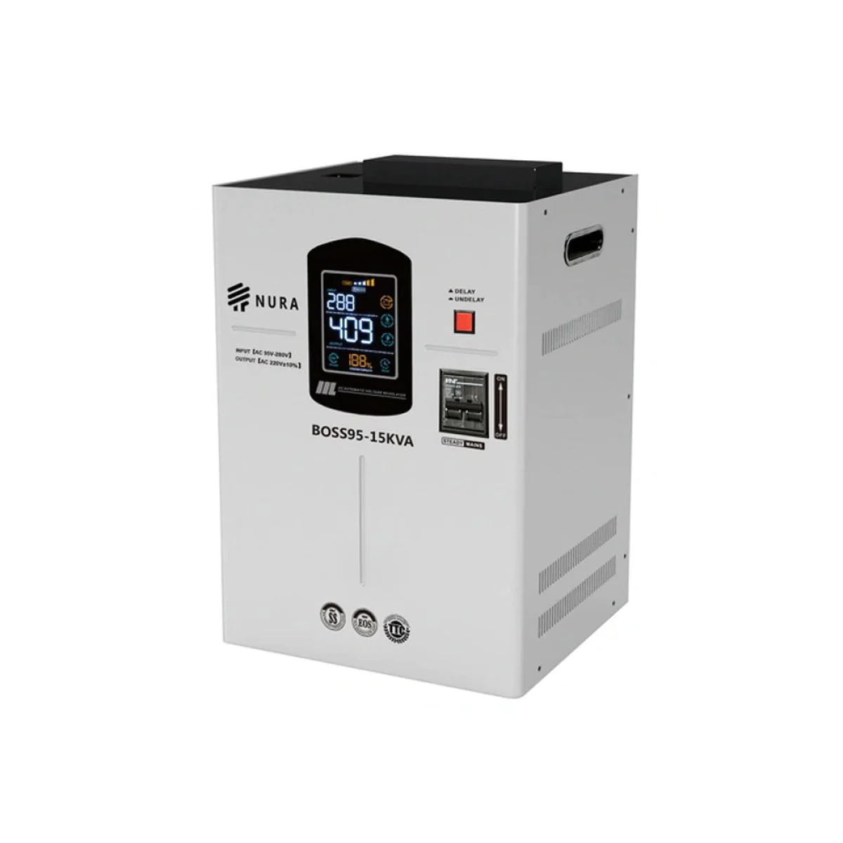 Stabilizator NURA releli 95-270V BOSS95-15KVA