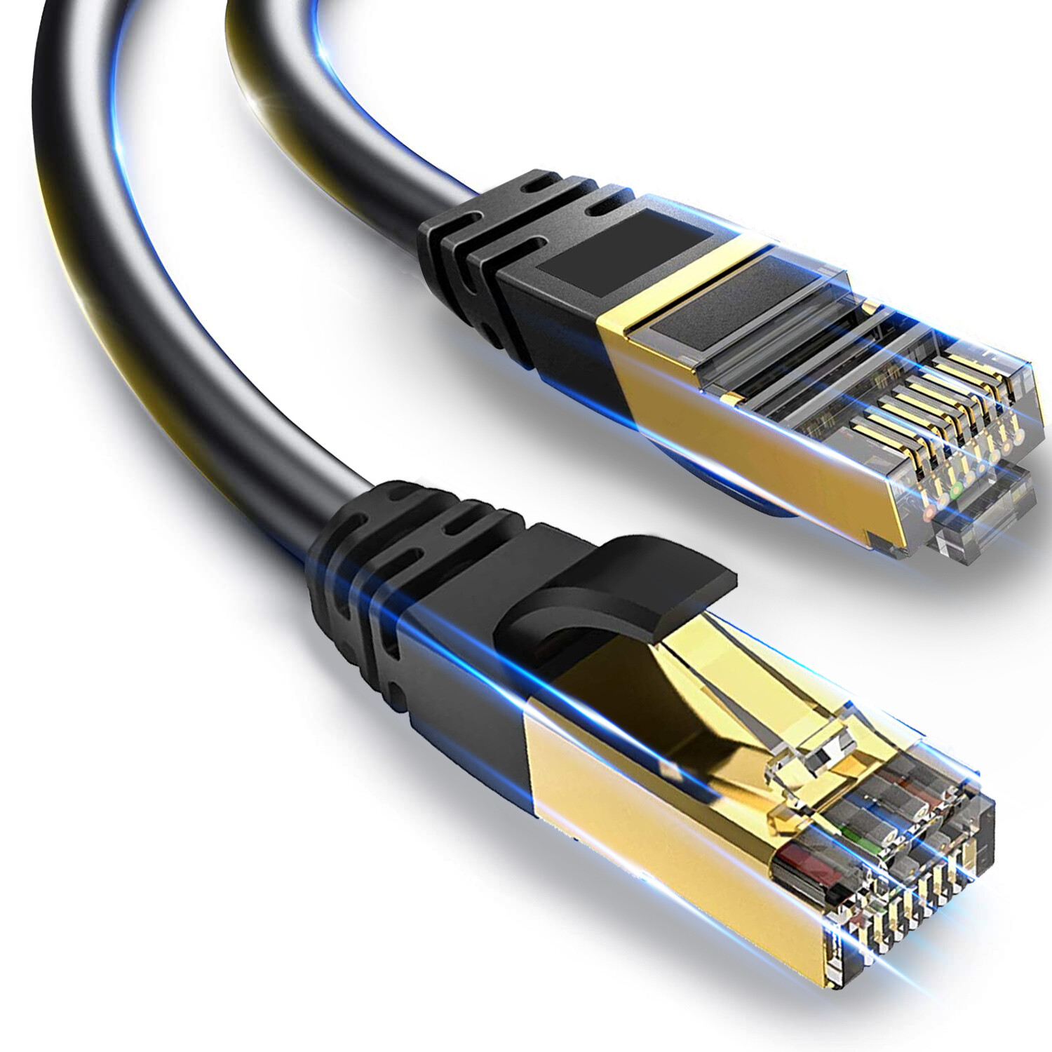 Сетевой кабель LAN CAT-8 JH, 0.5 метра