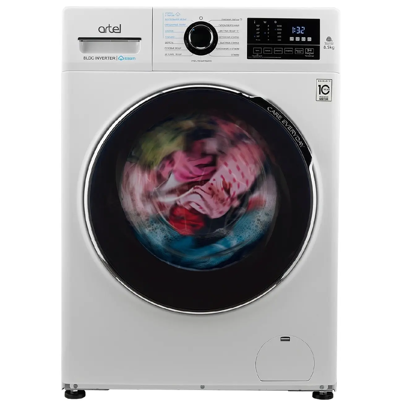 Kir yuvish mashinasi Artel-WF85L2311E avtomatik, White, 8,5 kg