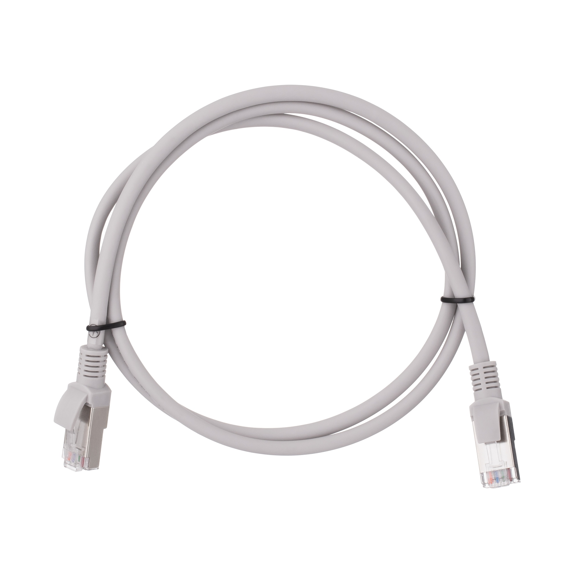 Kabel 2E Cat 6, FTP, RJ45, 26AWG, Kulrang