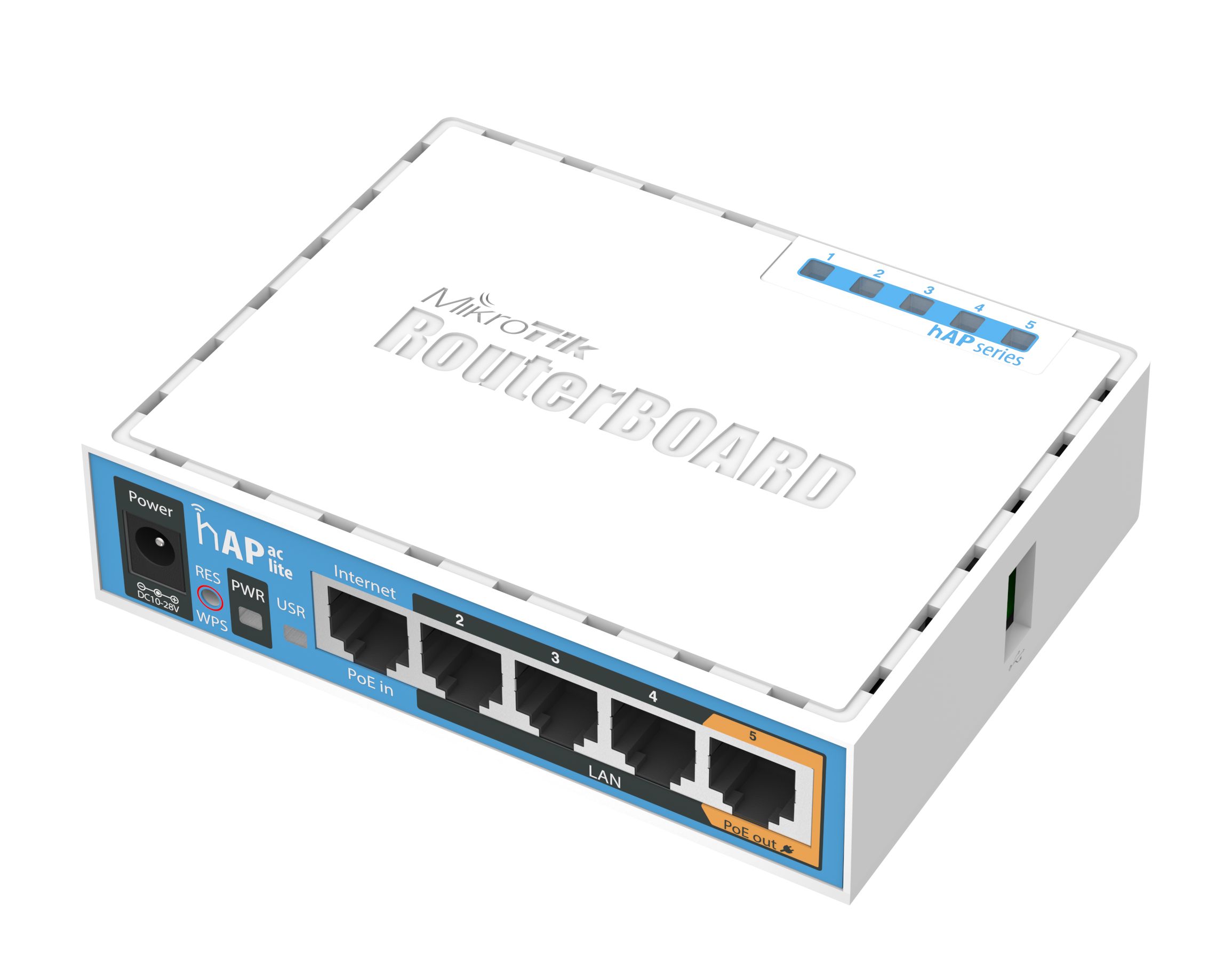 Маршрутизатор Mikrotik HAP LITE RB952UI-5AC-2ND;