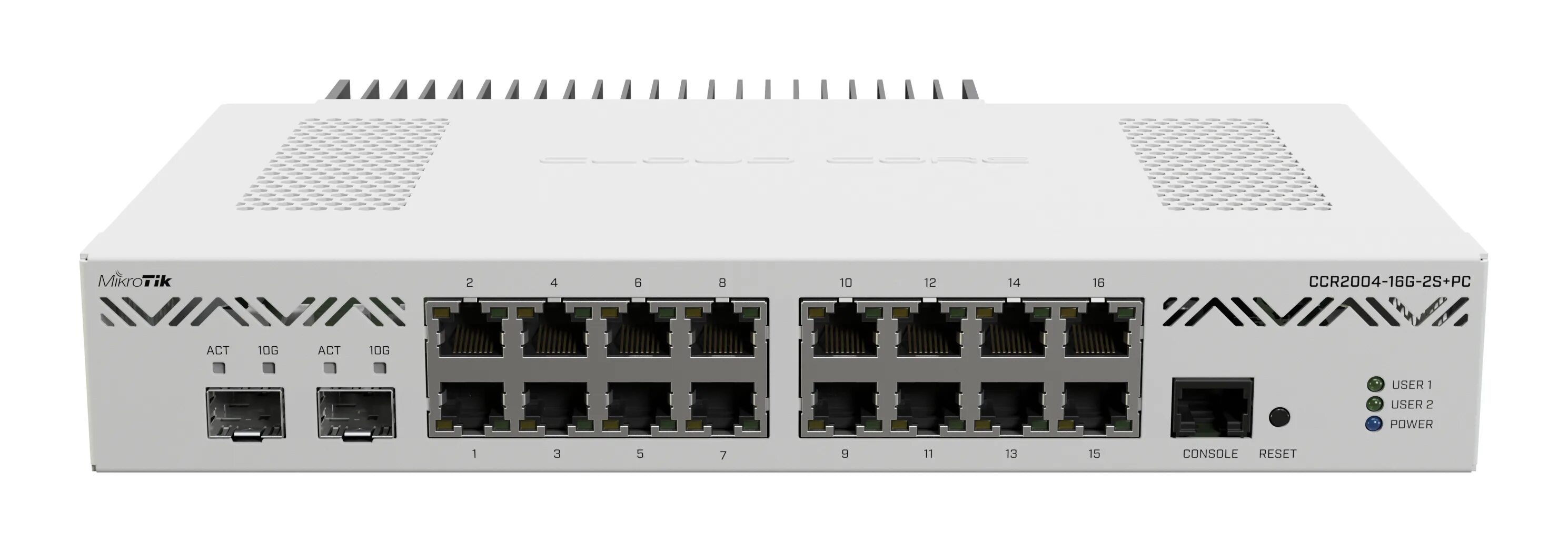 Маршрутизатор Mikrotik CCR2004-16G-2S+;