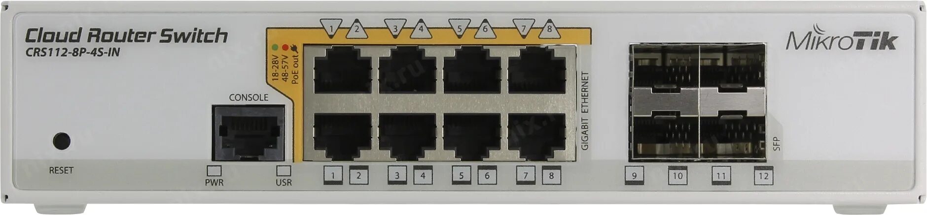 Kalit Mikrotik CRS112-8P-4S-IN;