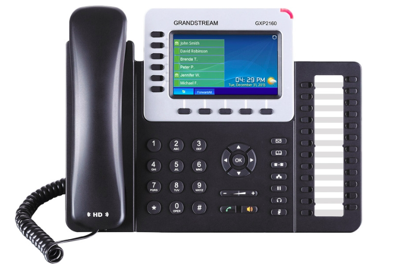 IP телефон Grandstream GXP2160 PoE Black