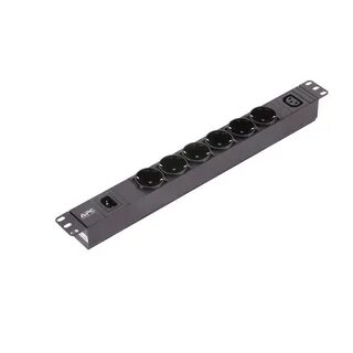 Аксессуар APC EPDU1010B-SCH, Easy PDU, базовая модель, 1U, 10A, 230V, 6 розеток Schuko, 1 выход C13