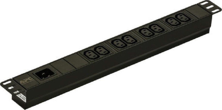 Аксессуар APC EPDU1016B, Easy PDU, базовая модель, 1U, 16A, 230V, 8 выходов C13