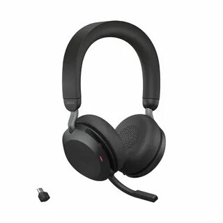 Гарнитура Jabra Evolve2 65, Link380a, Mono, версия MS, Black