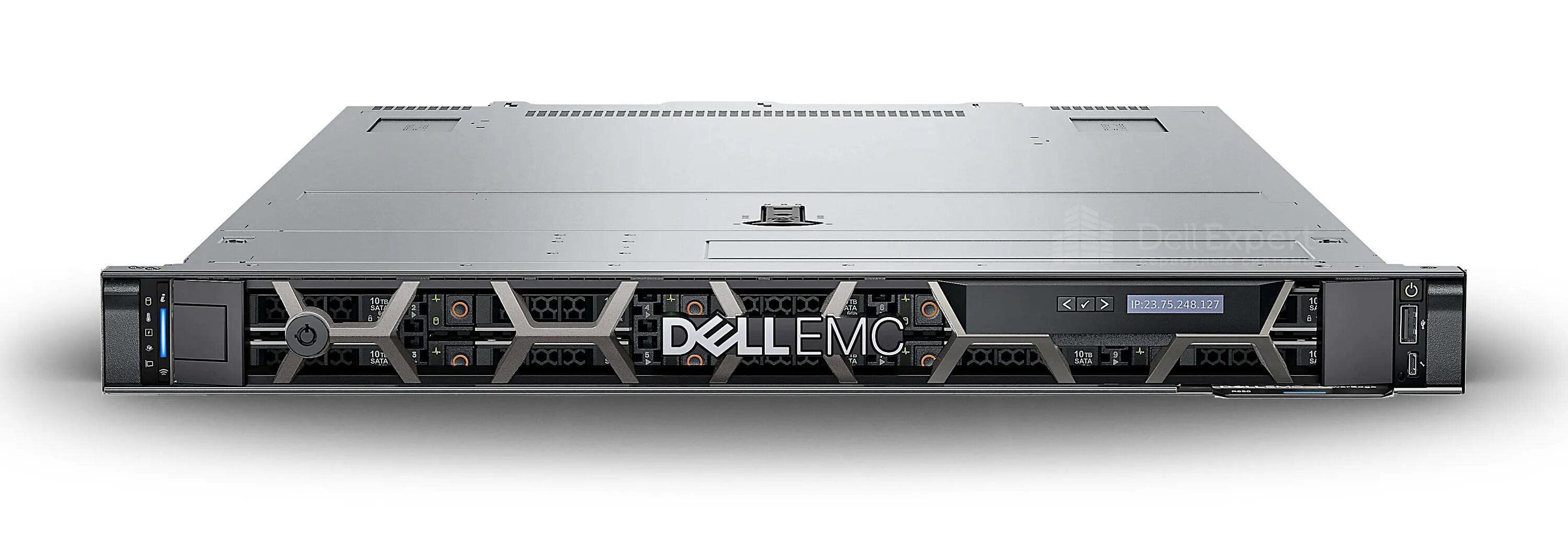 Сервер DELL EMC PowerEdge R450, 2x Intel Xeon 4310, 128GB DDR4, 4x960GB SSD, Hot-plug