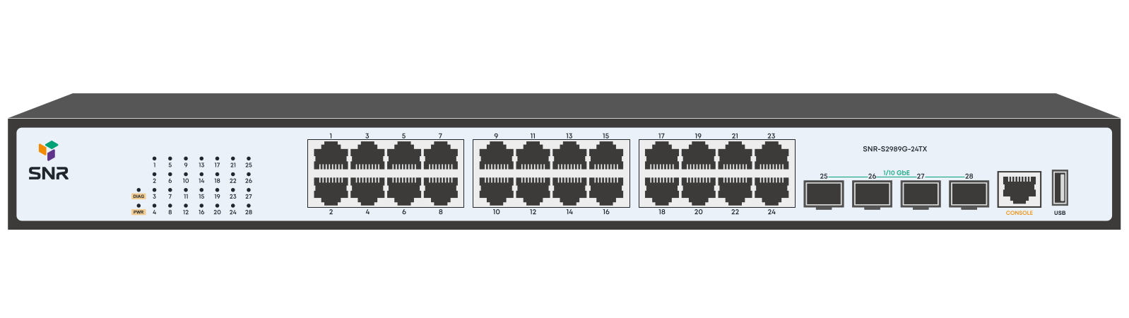 Управляемый коммутатор уровня 2 SNR-S2989G-24TX