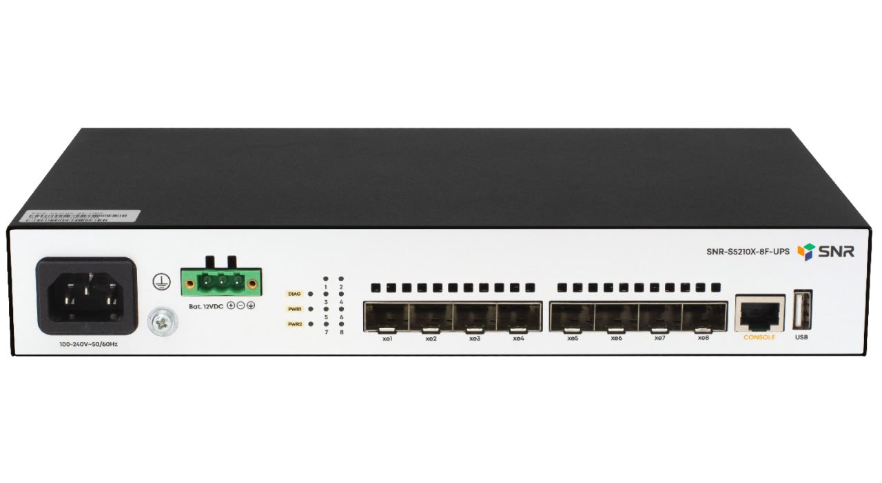 Управляемый коммутатор уровня 2+ SNR-S5210G-8TX
