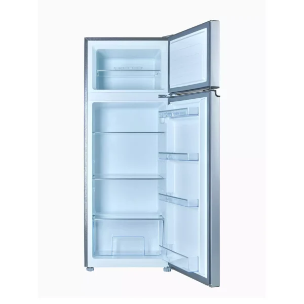 Холодильник LORETTO FS210GIN, двухкамерный, 210 л, Silvery