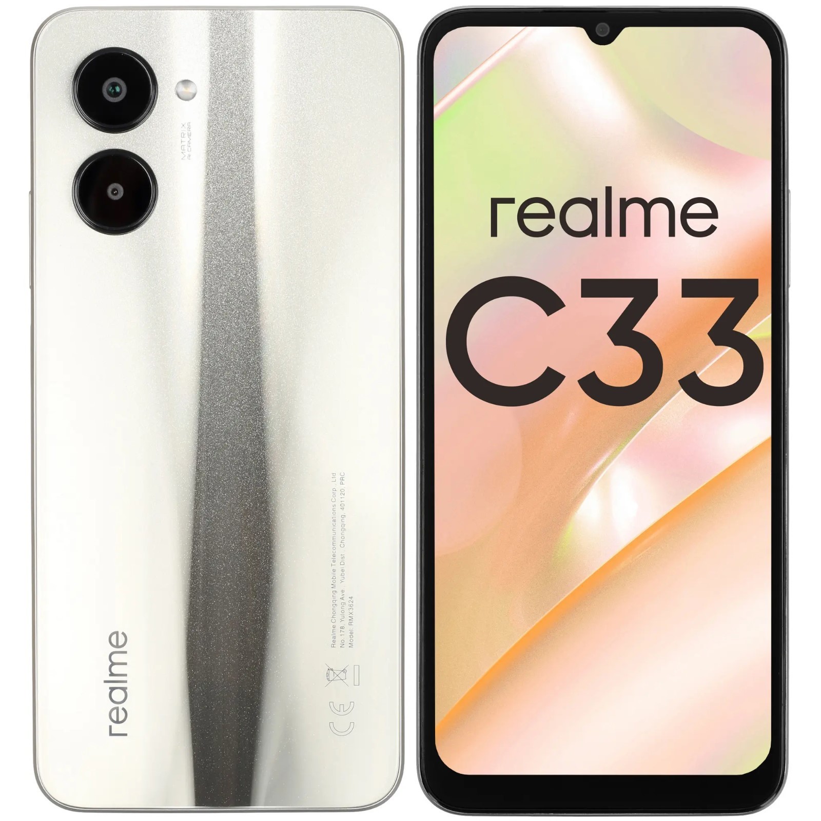 Смартфон Realme C33 4/128GB Sandy Gold