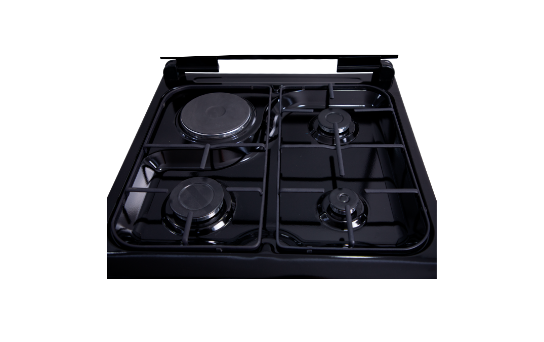 Газовая плита ROSSO KABSA, 3 газовых конфорки, 1 электрическая