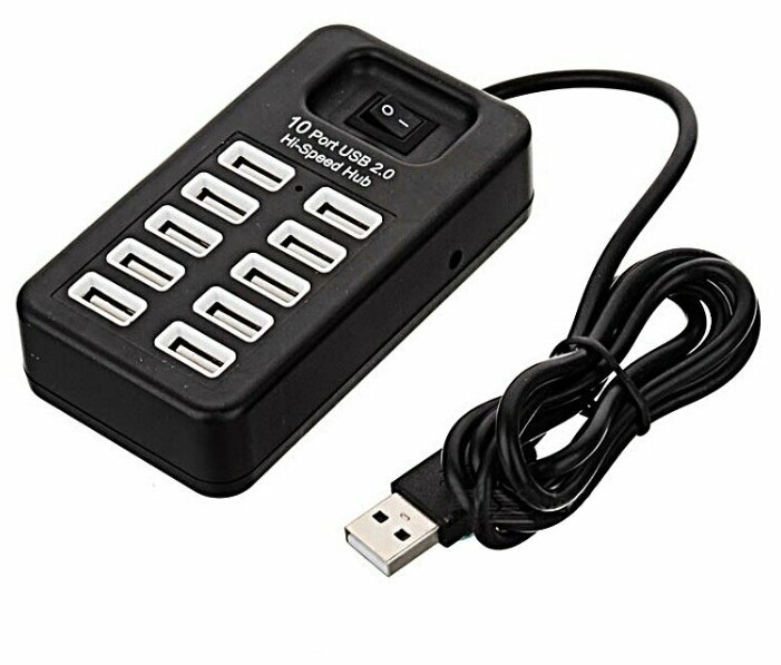USB ajratuvchi – HUB 10 portli, P-1603 Lemon Tree