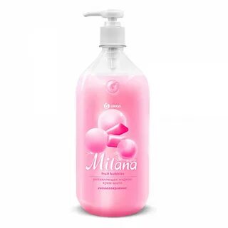 Крем-мыло жидкое увлажняющее «Milana fruit bubbles» (флакон 1000 мл)