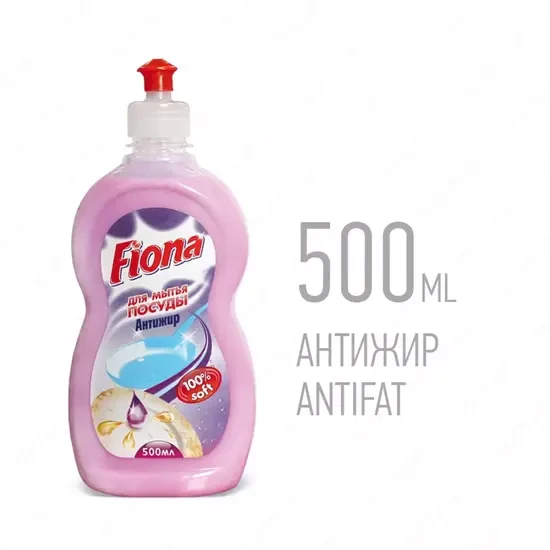 Средства для посуды "Фиона", 500 гр антижир