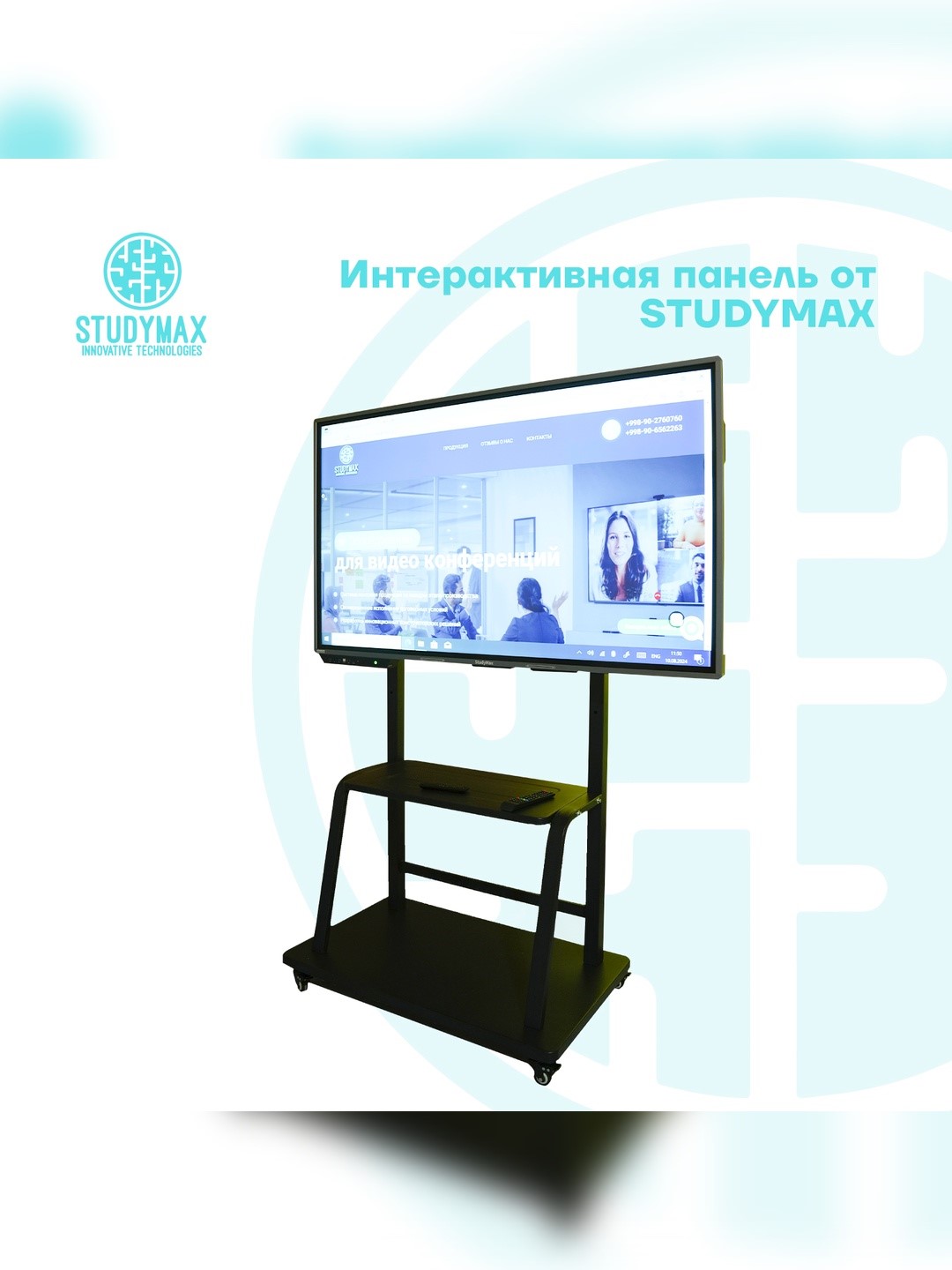 STUDYMAX 65 dyuymli interaktiv sensorli panel
